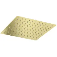 Guido Gusto Cube inbouw douchekop 30x30cm mat goud