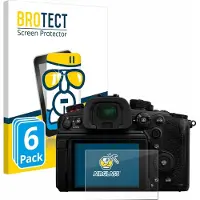 BROTECT Screenprotector 6 Stuks voor Panasonic Lumix DC-GH7 Beschermglas transparant
