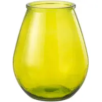 J-Line Vaas Ei Glas Geel Groot
