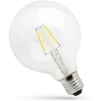 Spectrum LED LED Lamp E27 - 4W - 230V - 450 Lumen - 2700K Warm Wit - Ø95mm - Voor Plafondlamp, Tafellamp of Vloerlamp