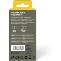 Aqiila AQCBPBIC3SI836 CS21 Ladekabel weiß, Kabellänge: 1,0 m, 30 Watt