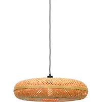 Good&Mojo Bamboe LED Hanglamp Palawan | 1X E27 Max 40W | Natural/Black