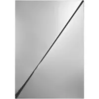 Muuto Gaze Spiegel Roestvrij Staal 35x50 Cm - Behang & wanddecoraties Roestvrijstaal Polished Steel - GAZMIR50A01