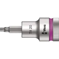 Wera 8767 C HF 05003830001 Binnen-zesrond (TX) Dopsleutel-bitinzet Houderfunctie 12.5 mm 1/2 T 20 1/2 (12,5 mm)