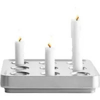 Born In Sweden Stumpastaken kaarsenhouder polished Klein