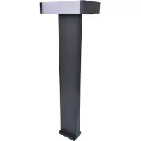 Lutec 7207001118 Conroy Led Tuinpaal Voor Buiten Donkergrijs