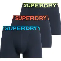 Superdry Boxershorts nachtblauw / aqua / lichtgroen / oranjerood