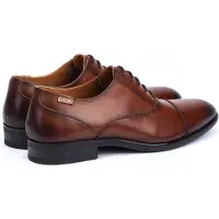 Pikolinos Heren Bristol bruin leren loafers (43), Leer, Plat, Veters, Casual M7J-4184