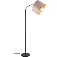 TRIO JULIETA - Vloerlamp - Beige - excl. 1x E27 4W - Voetschakelaar - Flexibel