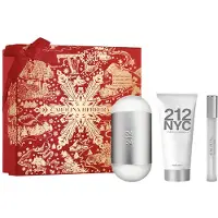 Carolina Herrera 212 Woman set: eau de toilette spray (100 ml) + body lotion (100 ml) + mini eau de toilette (10 ml)