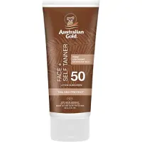 Australian Gold Gezicht Zelfbruinende Spf50 Zonnebrandcrème 88 ml