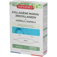 SuperDiet Zeecollageen + Acerola 5 000 mg 20x10 ml Ampoules
