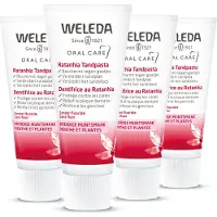 Weleda 4x Tandpasta Ratanhia 75 Ml