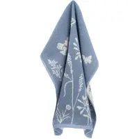 Bunzlau Castle Keukendoek Wild Flowers Grijs-Blauw