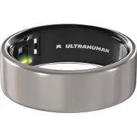 Ultrahuman Ring AIR maat 10 (10, Ruw titanium), Slimme ring, Grijs