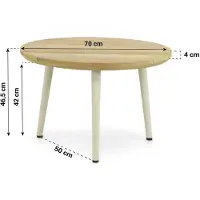 Lifestyle Garden Furniture Lifestyle Montana loungetafel ø 70 cm