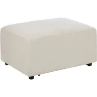 Beliani KOHLO - Ottomaan - Lichtbeige - Polyester