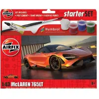 Airfix Modelbouwpakket Militaire voertuigen - 55006 Mc Laren 765LT SportAuto - Starter Set Plastic - 1:43 - Modelbouw