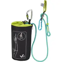 Edelrid - Via Ferrata Belay Kit II - Nazekeringsset 15 m, grijs/ oasis