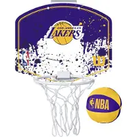 Wilson Basketball Basket Los Angeles Mini Purple