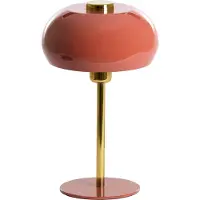 Light & Living Tafellamp Surin Ø 22cm Glans Koraal Met Goud