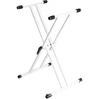 Gravity KSX 2 W - Keyboard statief, extra stevig, wit