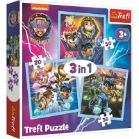 Trefl Psi Patroly Puppy's: 3-in-1 Puzzel met Superkrachten