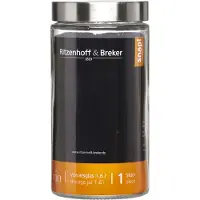 Ritzenhoff & Breker 812091, opslagglas VIO, rond, 1,6 liter