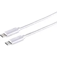 S-Impuls USB-C kabel | USB3.2 20 Gbps | PD 60W | 4K 60Hz | wit | 1 meter