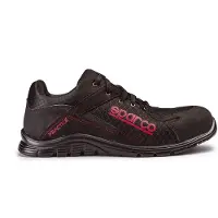Sparco PRACTICE NIGEL – S1PL Veiligheidsschoen met Ademend Bovenwerk - Zwart - Maat - 44