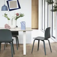 Muuto 70/70 eettafel 170x85 cm White laminate-Plywood-Sand