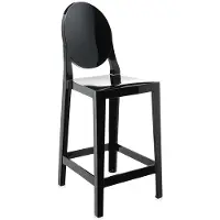 Kartell One More Barstoel Glossy Black | 75 cm