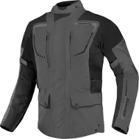Bogotto Azury 2in1 Waterdichte Zwart Grijs Textiele Motorjas Maat 2XL