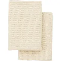 Meraki Vaatdoek Beige 30x30 cm - 2 stuks