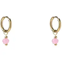 Go Dutch Label Oorhangers One Bead Hoop Goud
