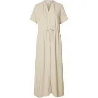 Selected Blousejurk 'SLFVIVA-DAMINA' crème
