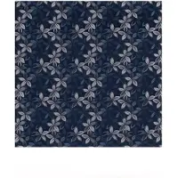 Tresanti | EVANDER | Zijden pochet jasmijn | Navy