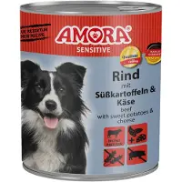 Amora Dog Sensitive 6x800g - Rund & Zoete Aardappel