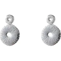 Go Dutch Label Oorknoppen Roped Rounds Zilver