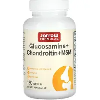 Jarrow Formulas , Glucosamine + Chondroitin + MSM, 120 Capsules