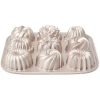 Patisse Mini Tulbandvorm - 9 Tulbandjes - 24x24 cm - Bakvorm