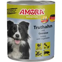 Amora Dog Sensitive 6x800g - Kalkoen & Groenten