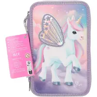 Ylvi & the Minimoomis - Triple Pencil Case With Appliquéd Wing - (0413417)