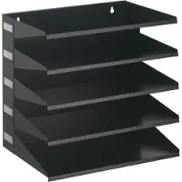 Durable Opslag van documenten, Opbergmand, DIN A4, staal, naar keuze 5 of 8 vakken (A4)