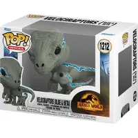 Funko POP! Figurines Pop Movies Jurassic World Velociraptors Blue and Beta