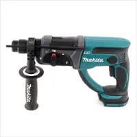 Makita Boormachine + slagboor, BHR 202 Accu combihamer 18V 2,0J SDS Plus in koffer en 1x Makita BL1830 B accu, zonder lader (Oplaadbare batterij)