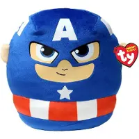 TY Knuffel - Knijptang Marvel - 35 cm - Captain America - - OneSize - Knuffels