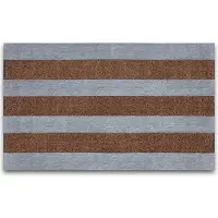 Casa Pura Deurmat voor buiten - Droogloopmat - Elbe - Bruin/Antraciet - 46 x 76 cm