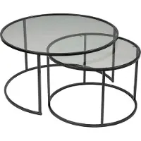 Skye Decor Salontafel, Tokio - Zwart (80 x 80 x 45 cm)