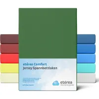 Eterea Cosmesi Naturale etérea Jersey Hoeslaken 200x220 - 200x220 cm Oekotex Made in Green - 100% katoen - Cactus